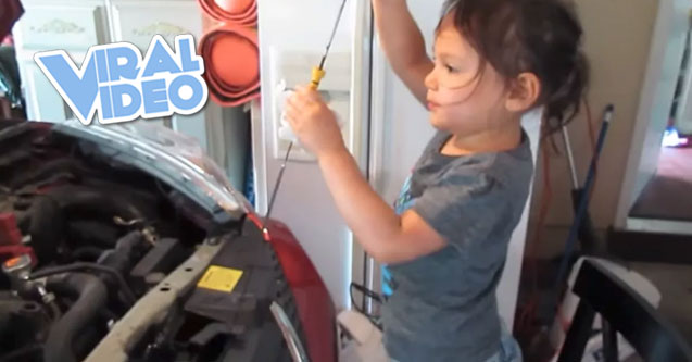Viral Video: How To Do An Oil Change Toddler Edition