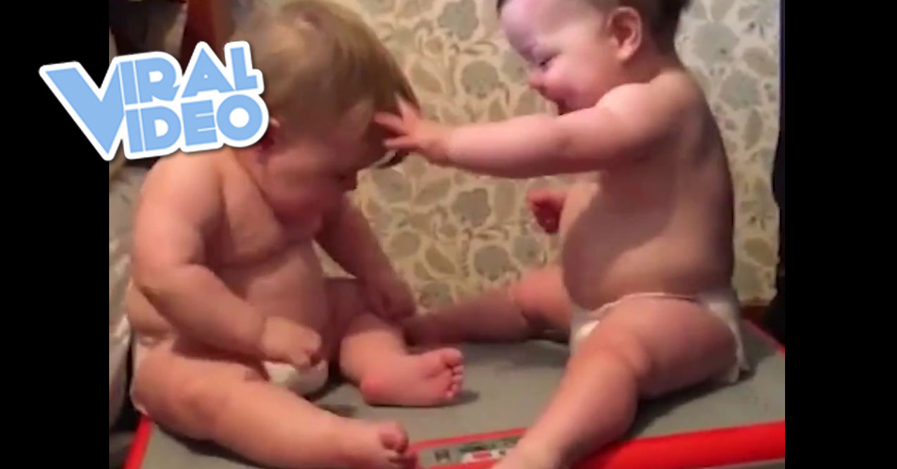 Viral Video: Two Babies Jiggling