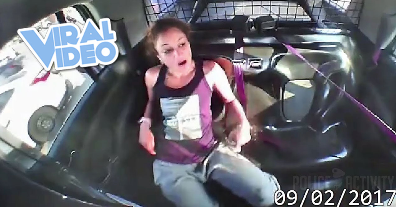 Viral Video: Woman Slips Out Of Handcuffs & Steals A Patrol Car