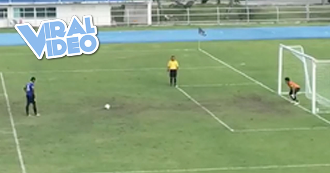 Viral Video: Goalkeeper Celebrates Too Early