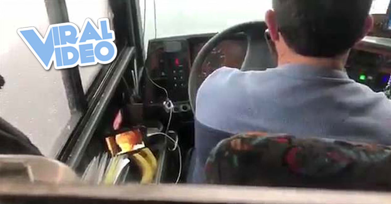 Viral Video: A Bus Driver Is Caught Watching TV On His Phone