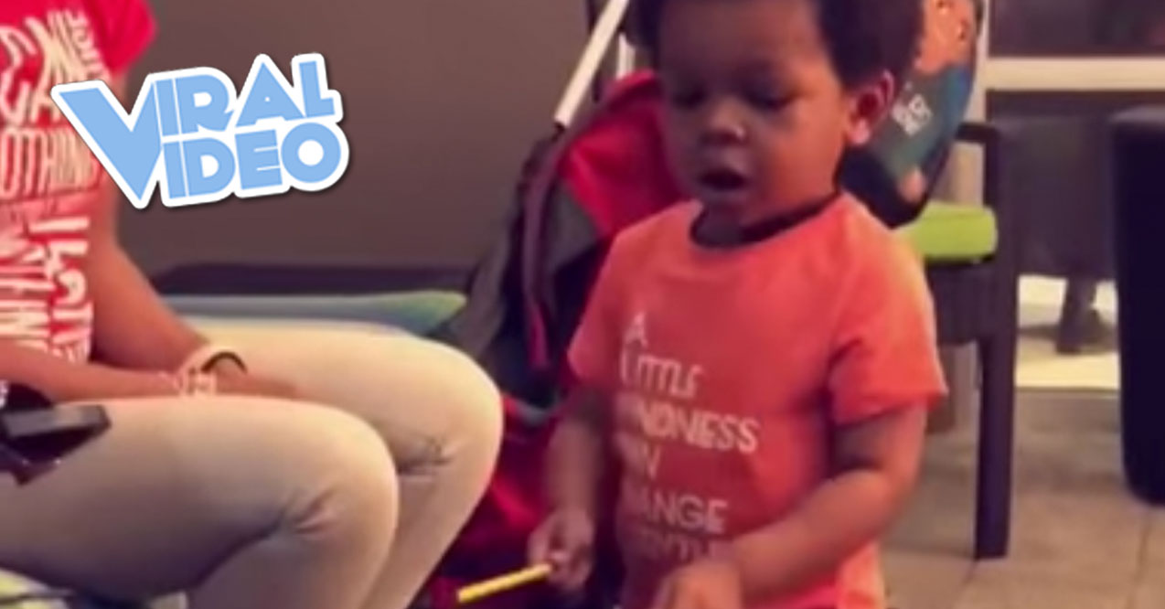 Viral Video: Two-Year-Old Born To Be A Drummer