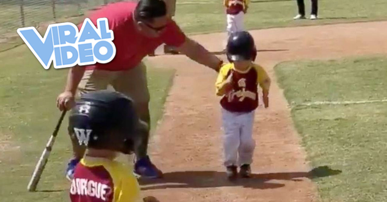 Viral Video: Kid Has The Most Dramatic ‘Run’ To Home Base