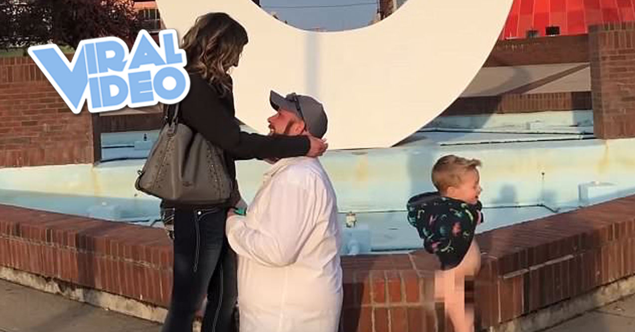 Viral Video: Kid Pees During Proposal