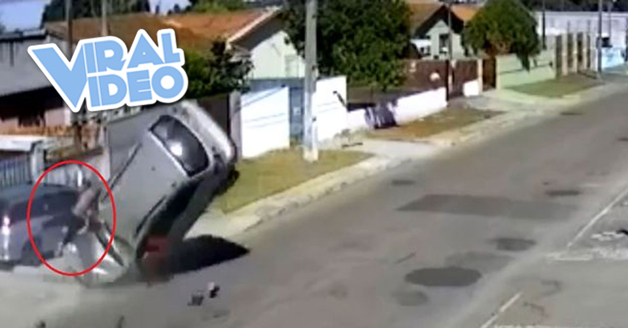 Viral Video: Ejected From Car & Lands On Roof