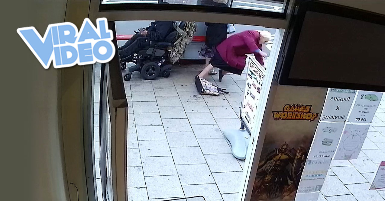 Viral Video: Man In Wheelchair Backs Into Two Elderly Women