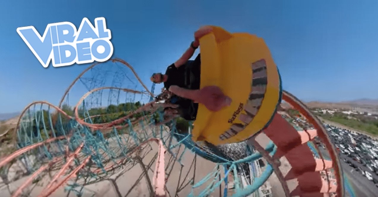 Viral Video: Trippy Rollercoaster Ride