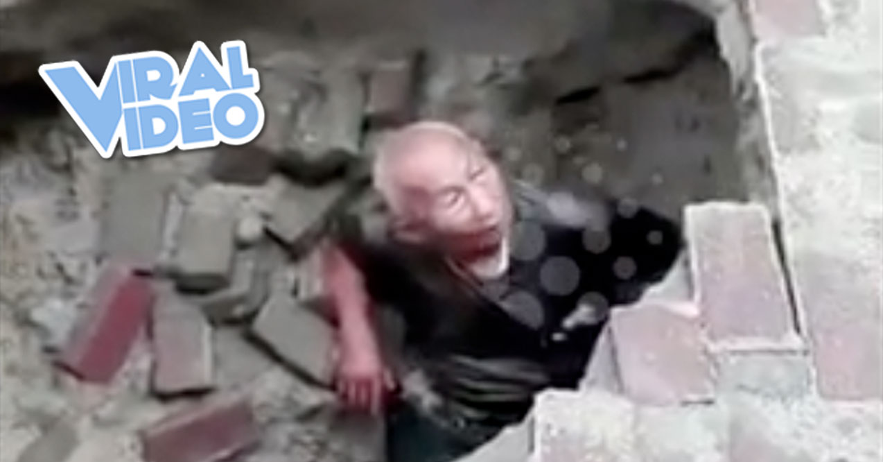 Viral Video: Man Swallowed By Sinkhole
