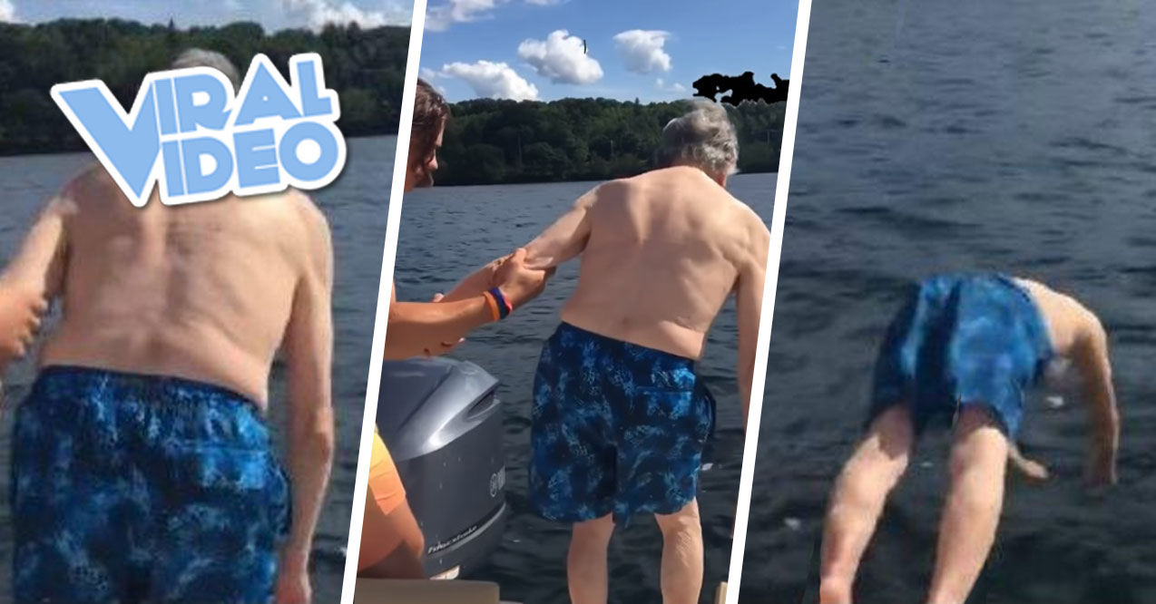 Viral Video: Gramps Swimming On His 102nd Birthday