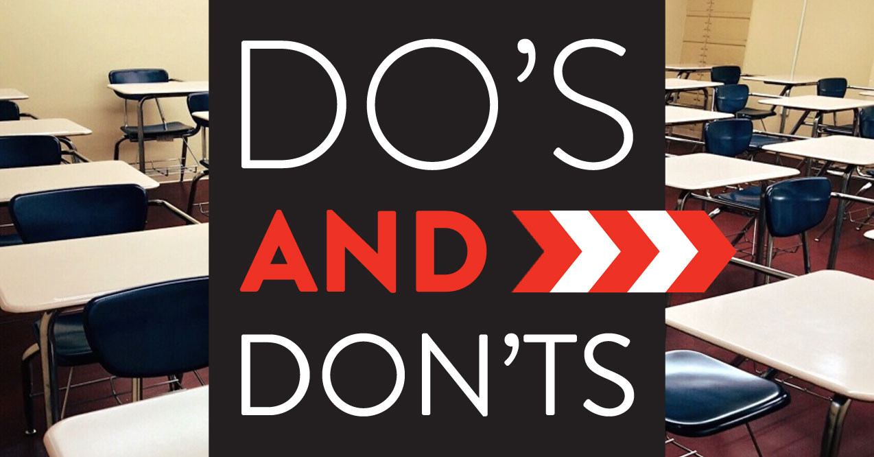 College Do’s & Don’ts