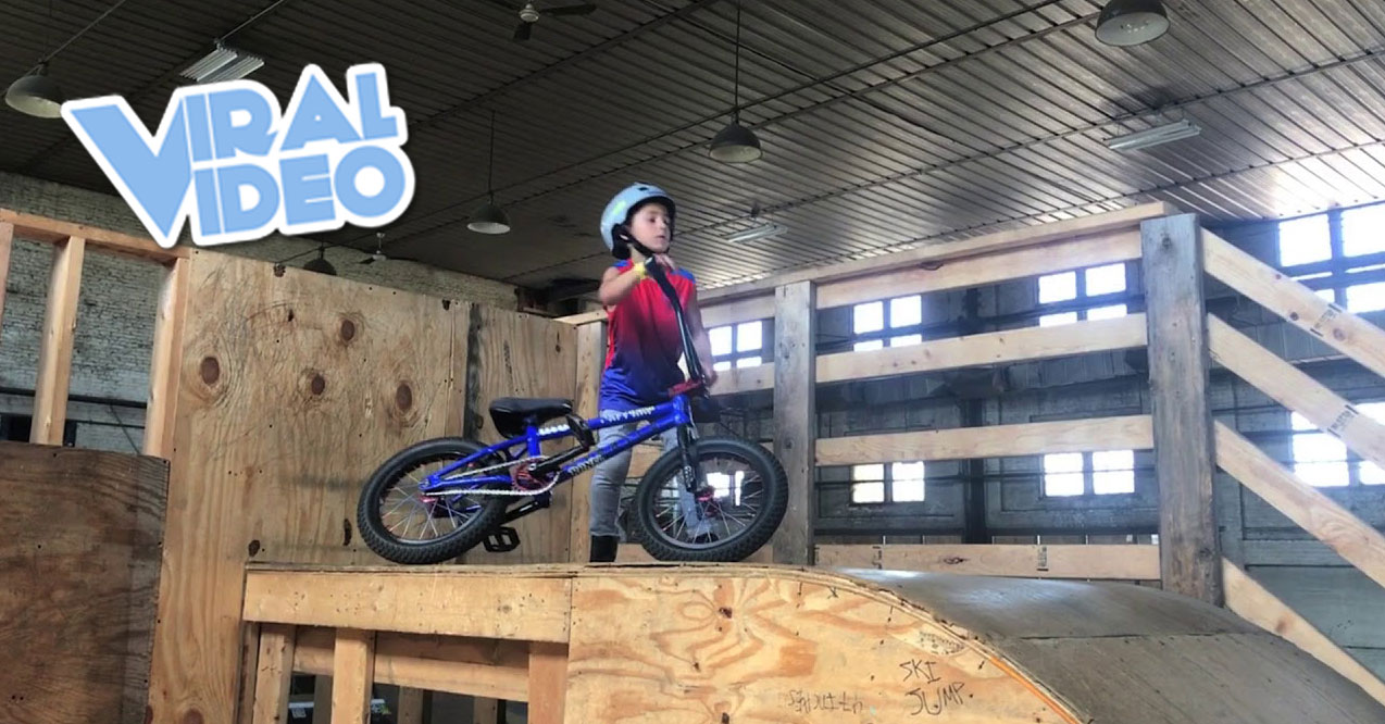 Viral Video: World’s Youngest To Backflip A Bike