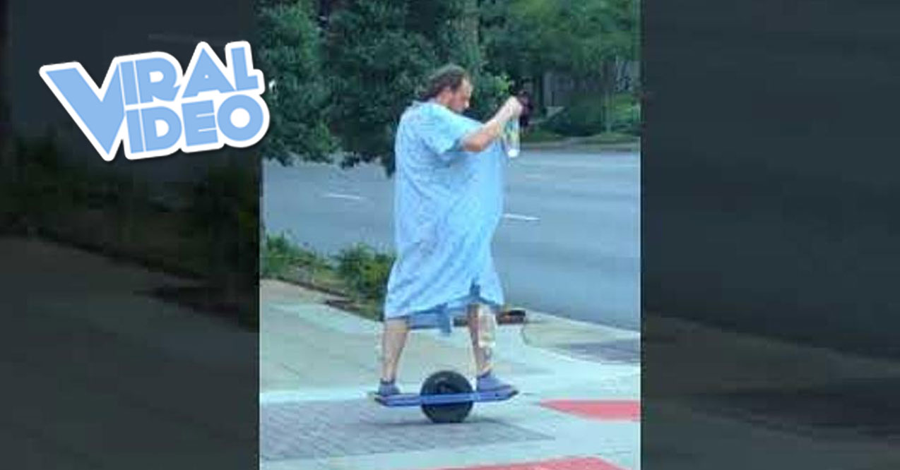 Viral Video: Hospital Patient Hoverboard