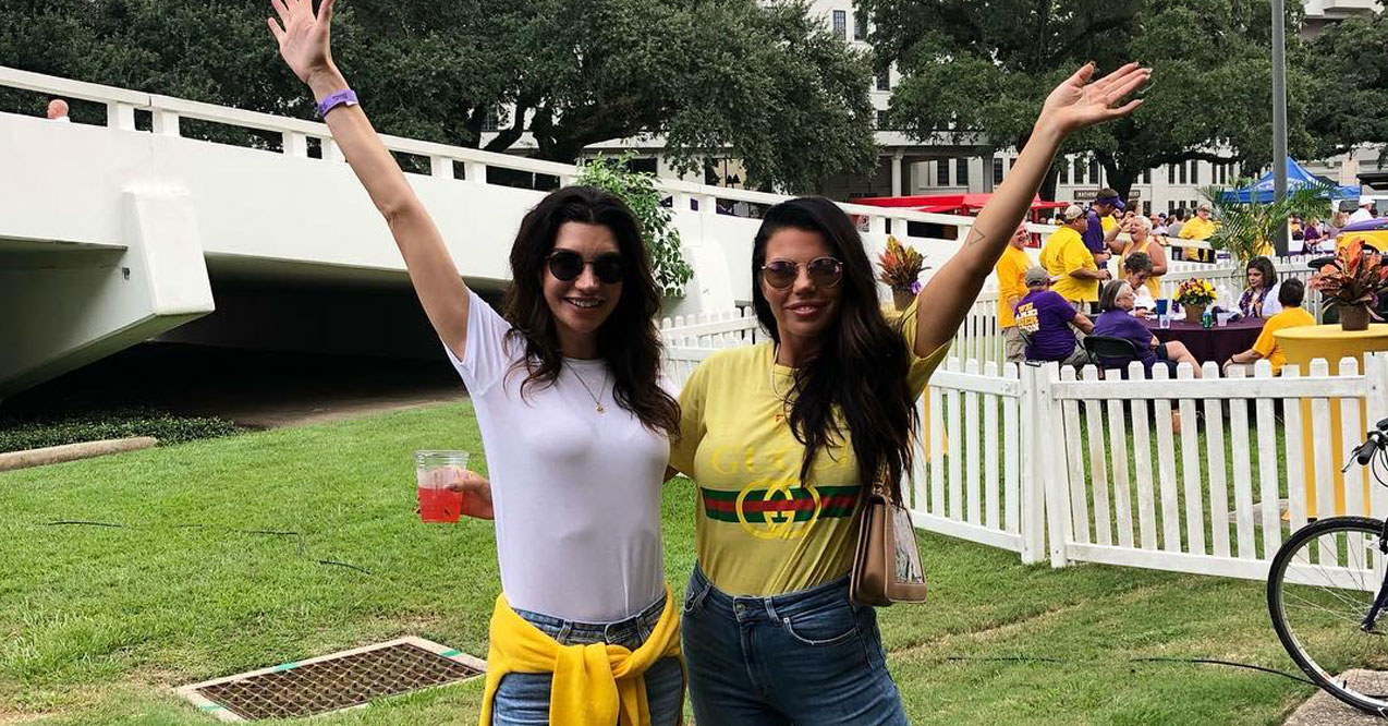 Jenna’s Fun Football Game In Baton Rouge