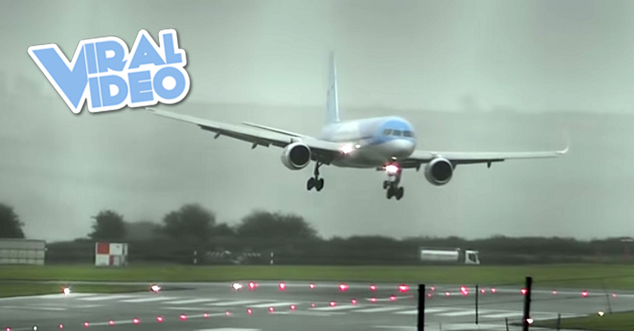 Viral Video: Plane Makes A Sideways Landing