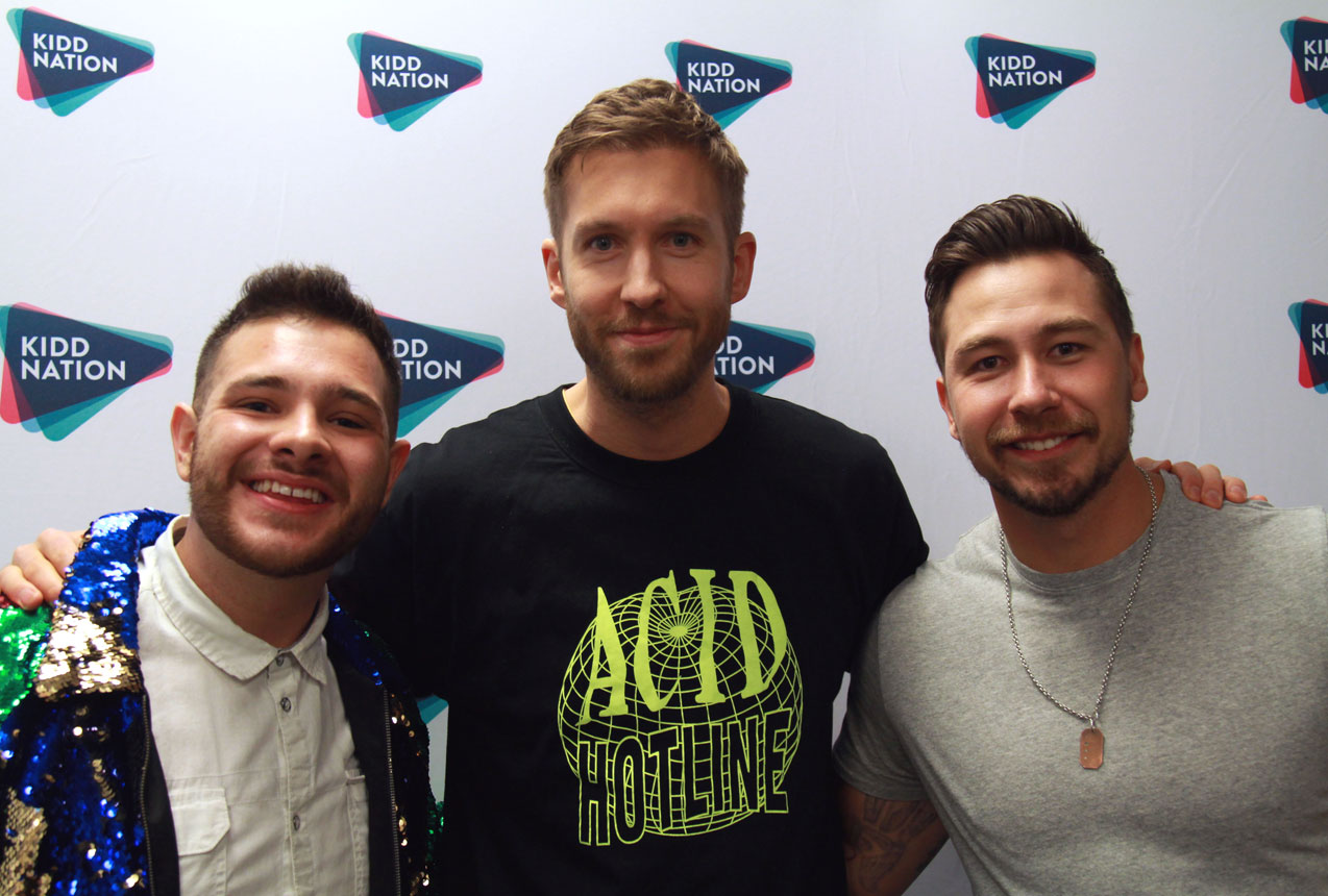 Backstage With Calvin Harris
