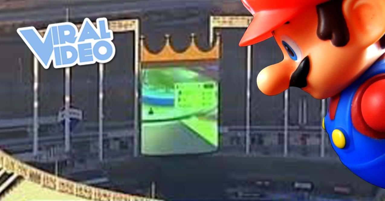 Viral Video: Playing Mario Kart On Baseball Stadium Video Board