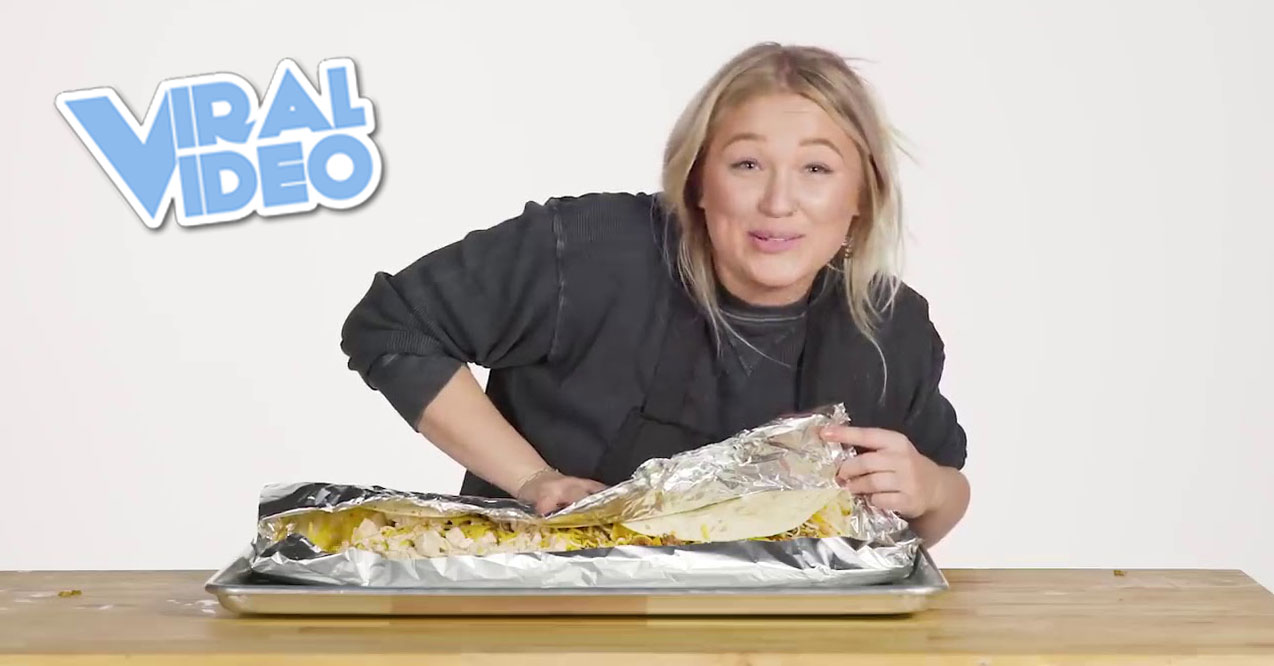 Viral Video: I Made a Giant Dorito Burrito