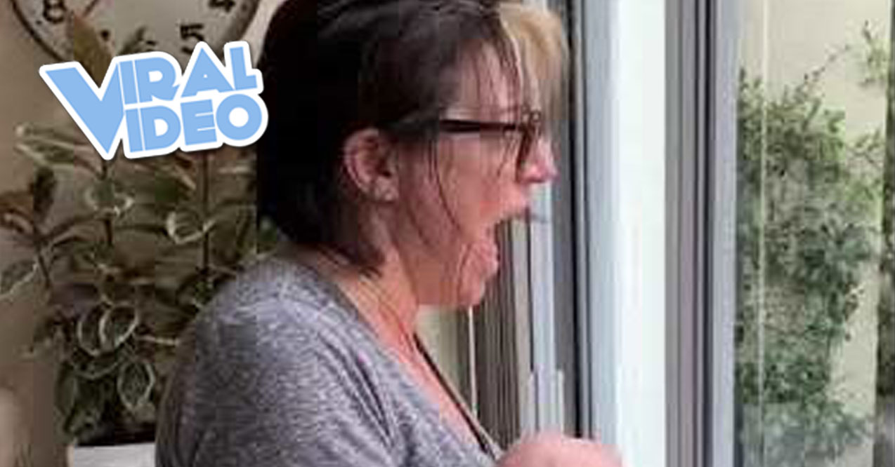 Viral Video: Son Scares His Mom Again & Again