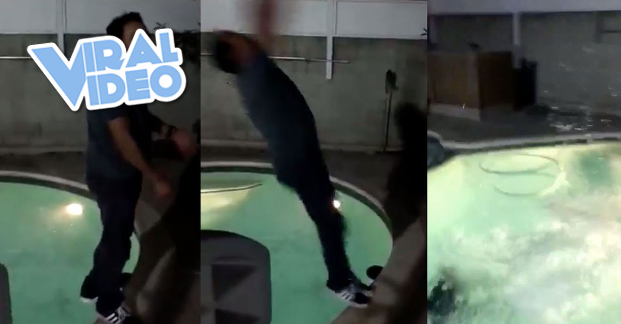 Viral Video: Dad Attempts To Do A Backflip