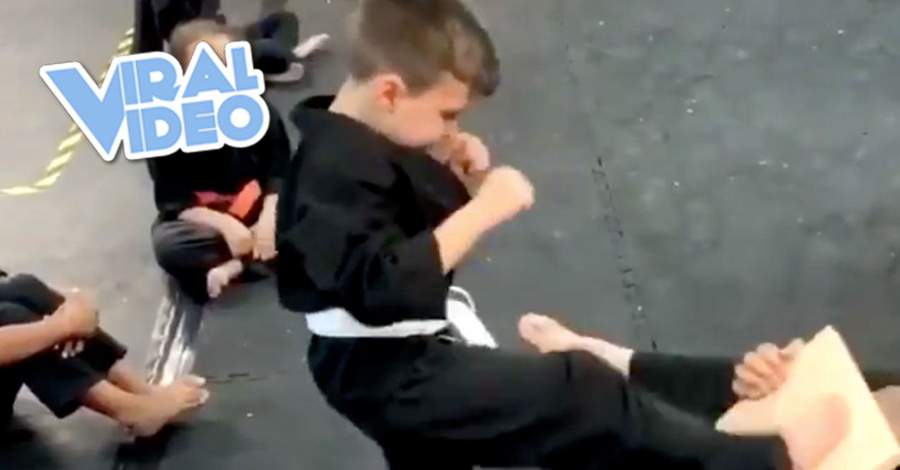 Viral Video: Little Karate Boy Refusing To Give Up