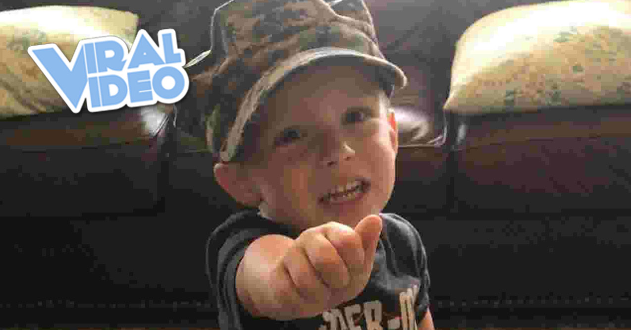 Viral Video: Three-Year-Old Kid Singing the Marines’ Hymn