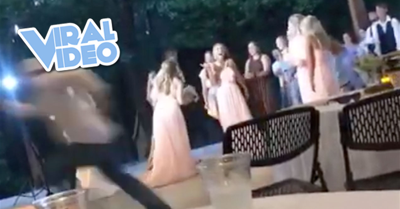 Viral Video: Girlfriend Catches the Bouquet & Boyfriend Leaves
