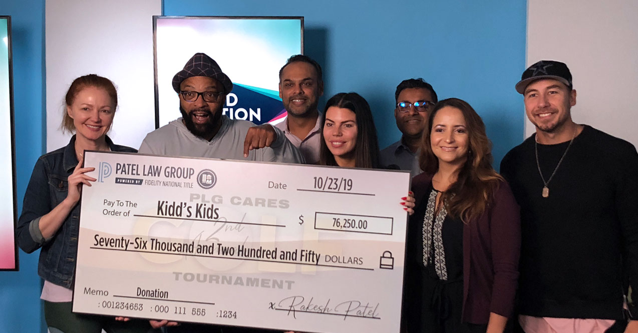 The Patel Law Group Shows Their Support For Kidd’s Kids!