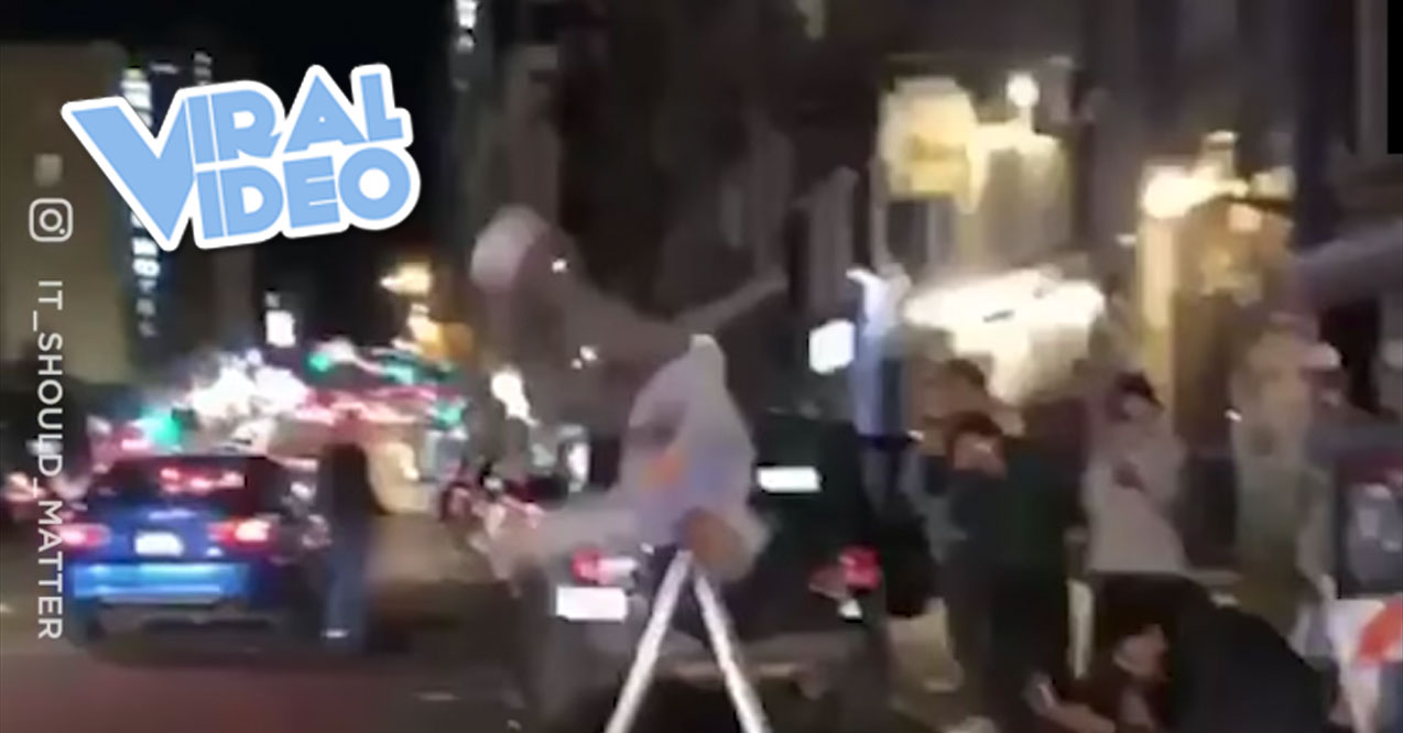 Viral Video: Guy Front Flips From One Skateboard To Another
