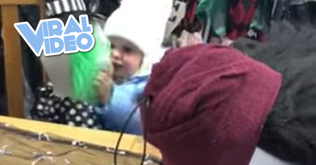 Viral Video: Boy Isn’t Scared of Clown Decoration in Halloween Store