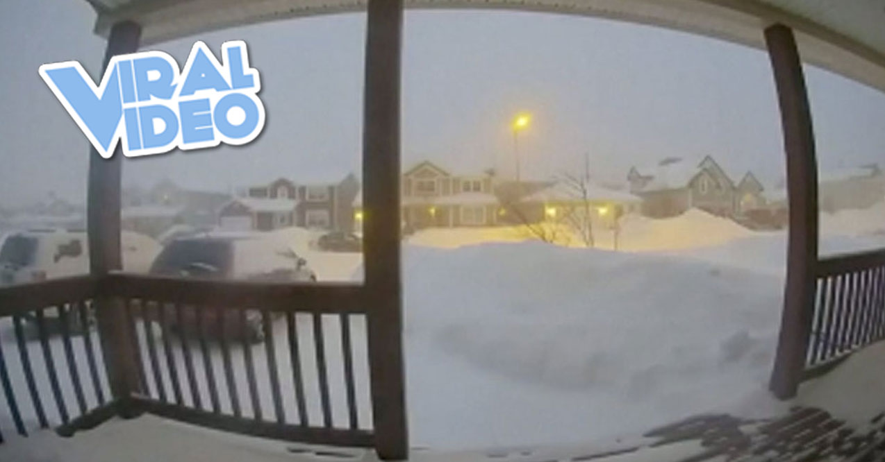 Viral Video: Time-Lapse of Record Snowfall in Canada