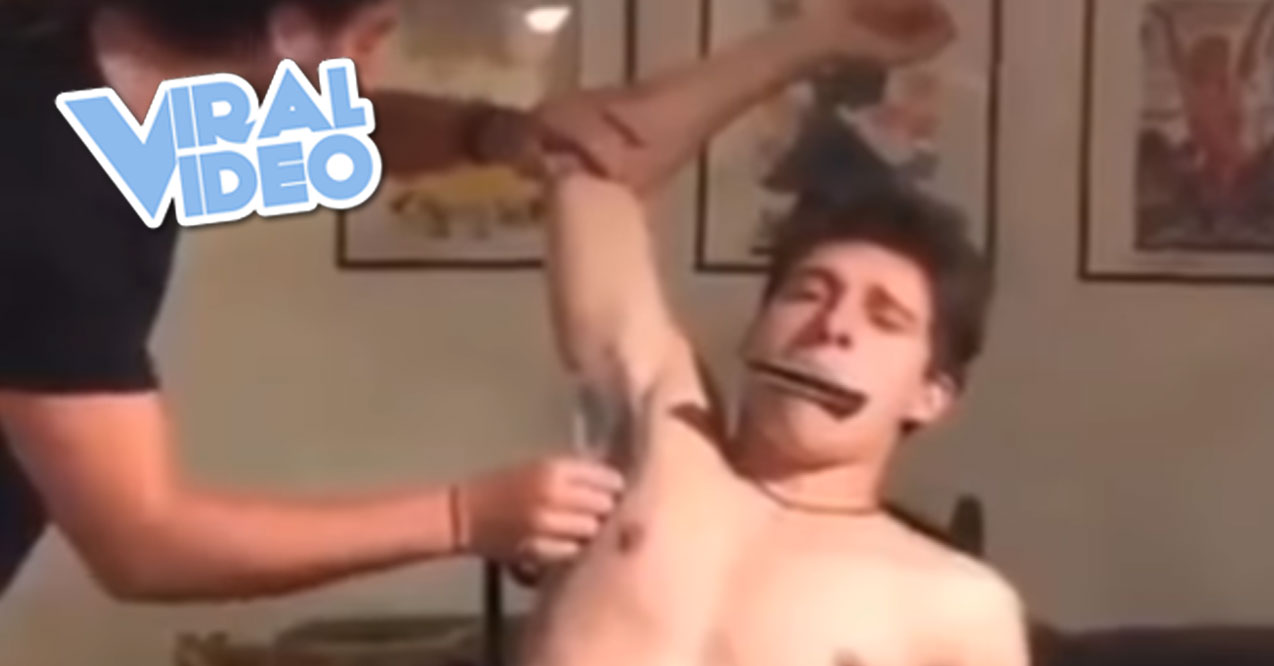 Viral Video: Guys With Harmonicas in Their Mouths Getting Waxed