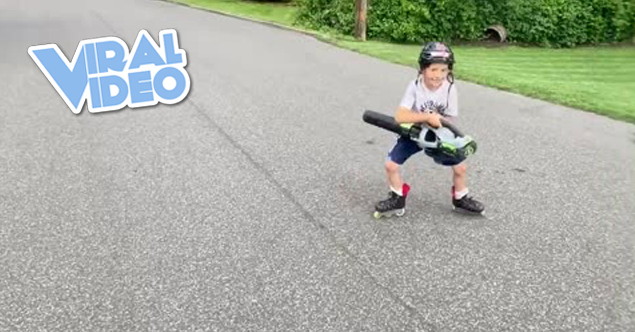 Viral Video: Skating is Better when Propelled