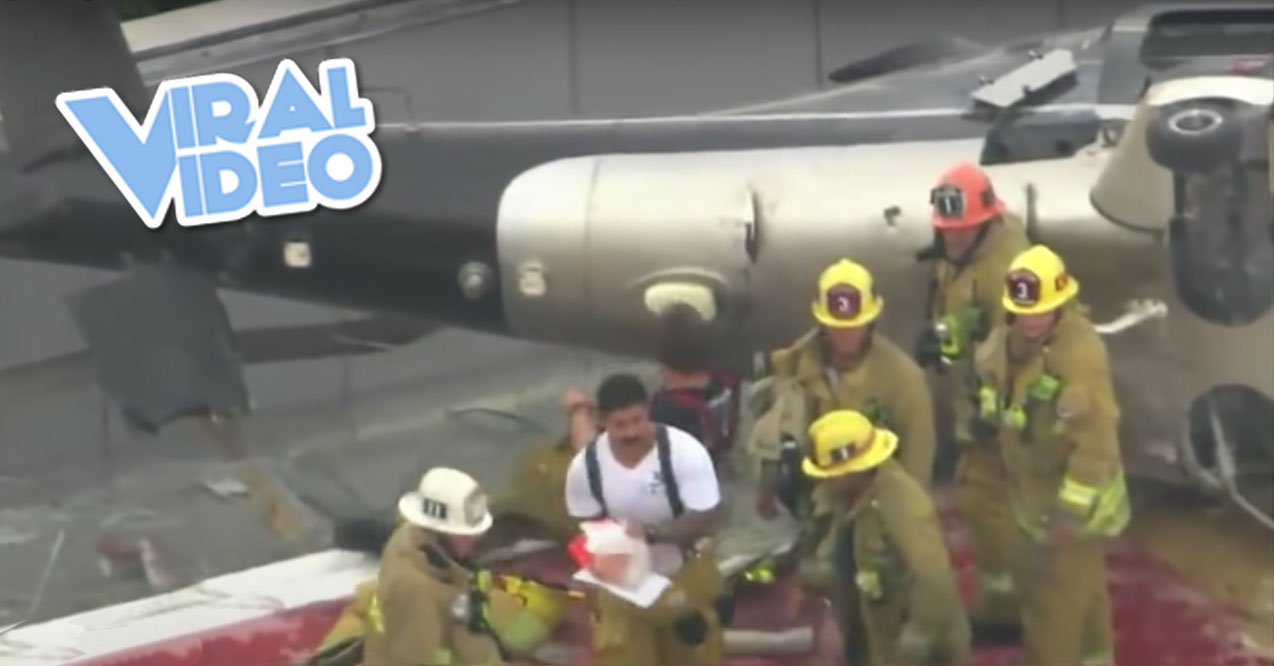 Viral Video: Helicopter Transporting Donor Heart Crashes & MORE!