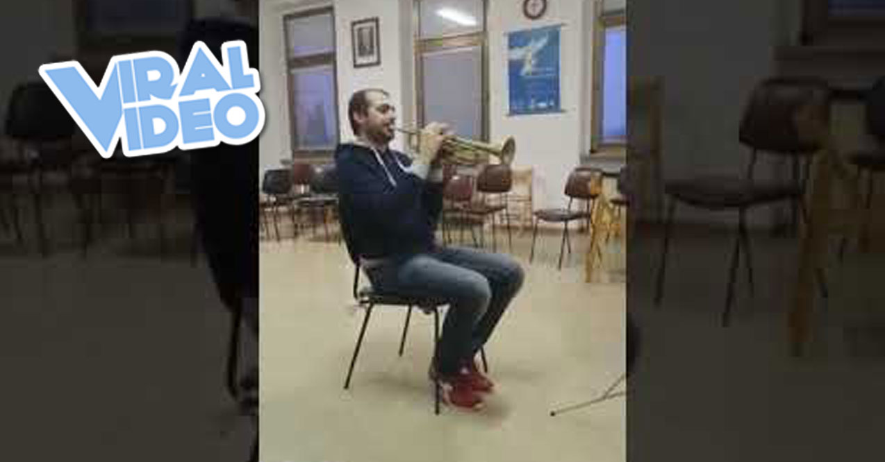 Viral Video: Jurassic Park for Trumpet… and Chair