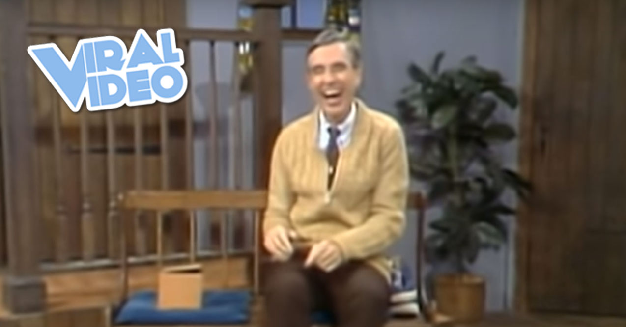 Viral Video: Mr. Rogers Neighborhood Blooper