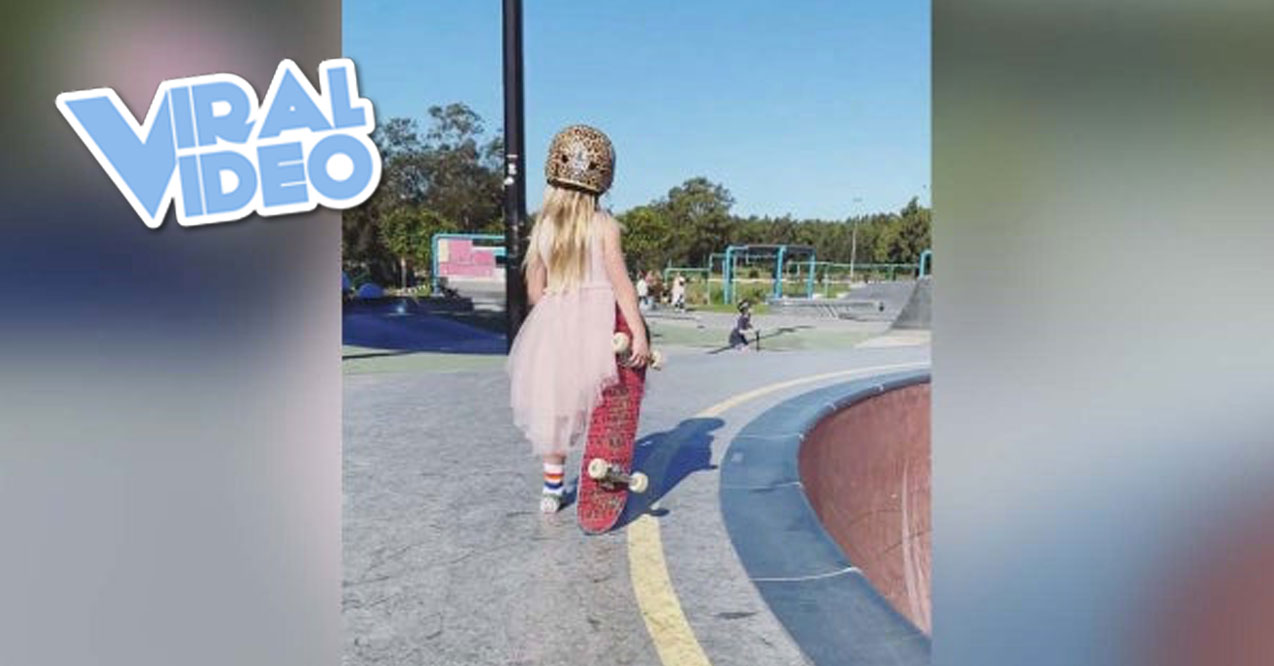 Viral Video: Adorable Six-Year-Old Skateboard Prodigy