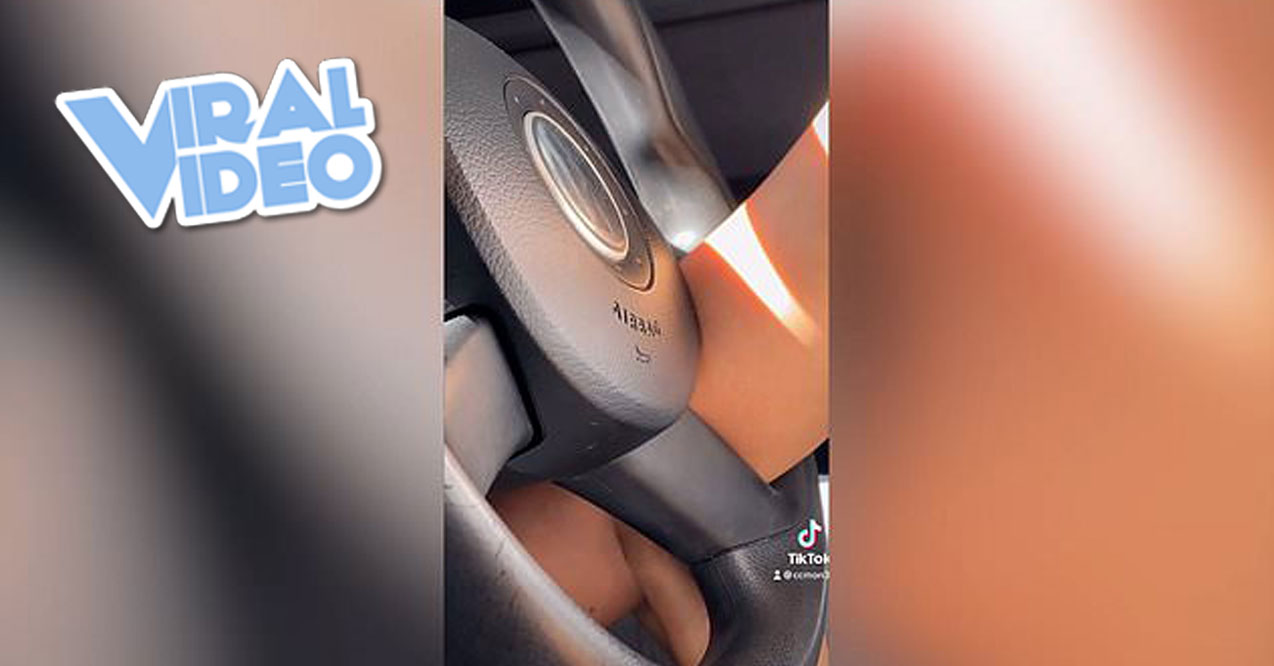 Viral Video: Woman’s Arm is Stuck in a Steering Wheel
