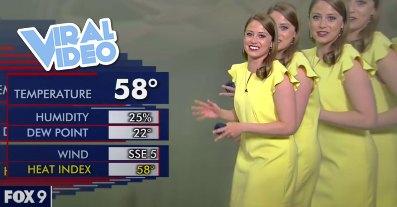 Viral Video: A Technical Glitch Cracks Up a Weather Reporter