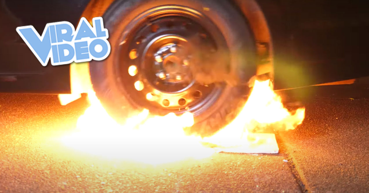 Viral Video: Watch a Car Drive Over Molten Lava