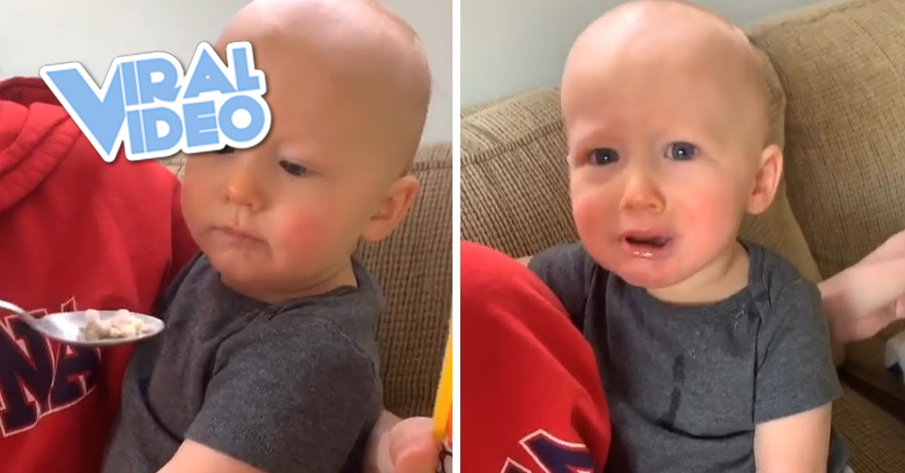 Viral Video: This Baby’s Face After Trying Dippin’ Dots