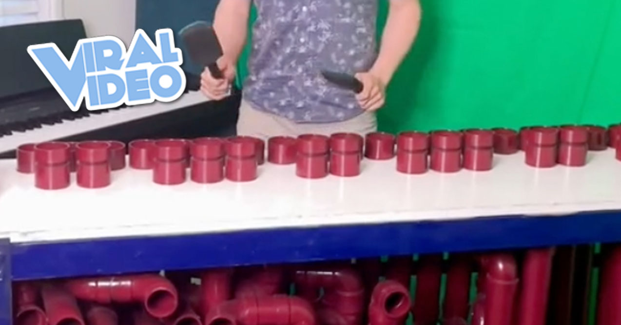 Viral Video: The “Friends” Theme Played on PVC Pipes