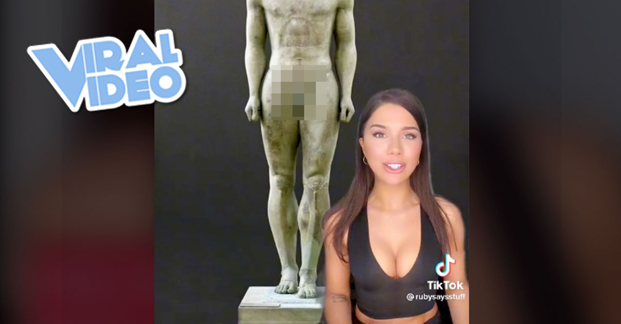 Viral Video: Why Naked Greek Statues Have Small Packages