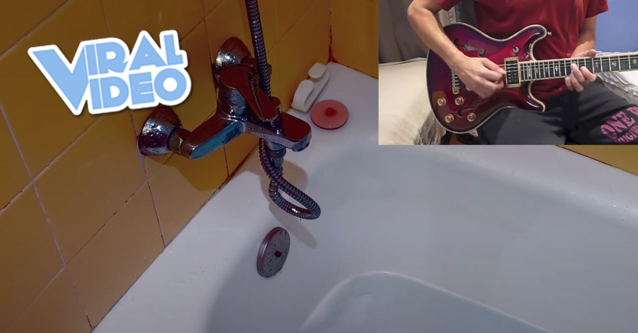 Viral Video: A Guy Creates Music from His Dripping Faucet