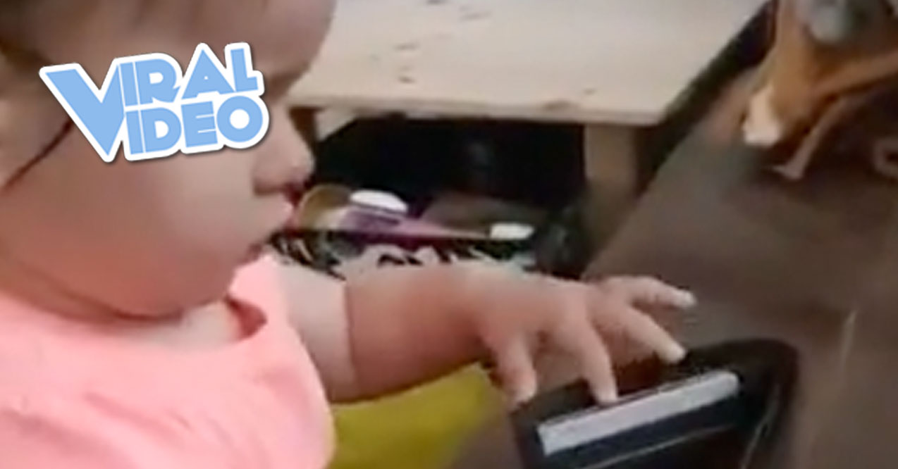 Viral Video: Toddler Helps Herself to Dad’s Debit Card