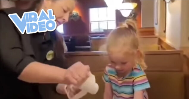 Viral Video: By Request, a Server Grates Parmesan Into a Little Girl’s Mouth