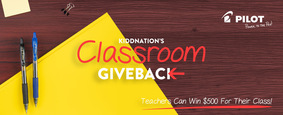 KiddNation’s Classroom Giveback Entries
