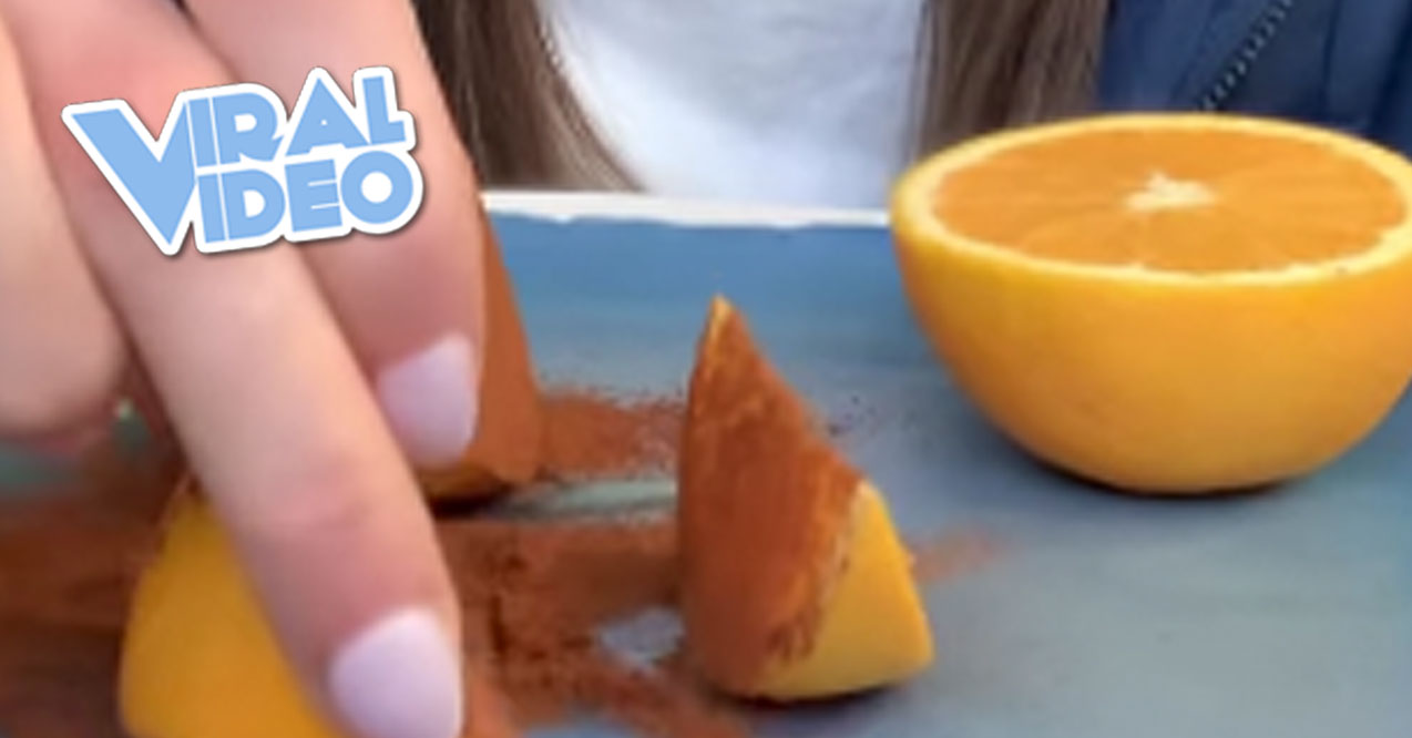 Viral Video: Eat a Whole Orange, Peel and All