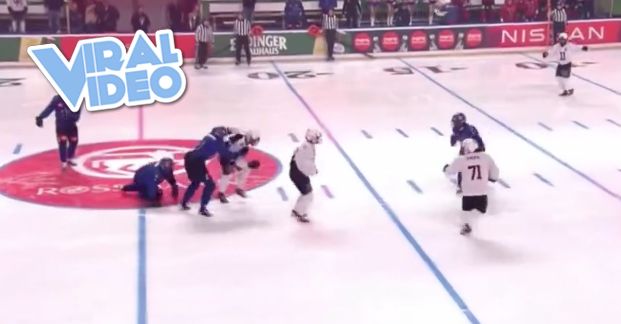 Viral Video: “Ice Football” Is Now a Thing