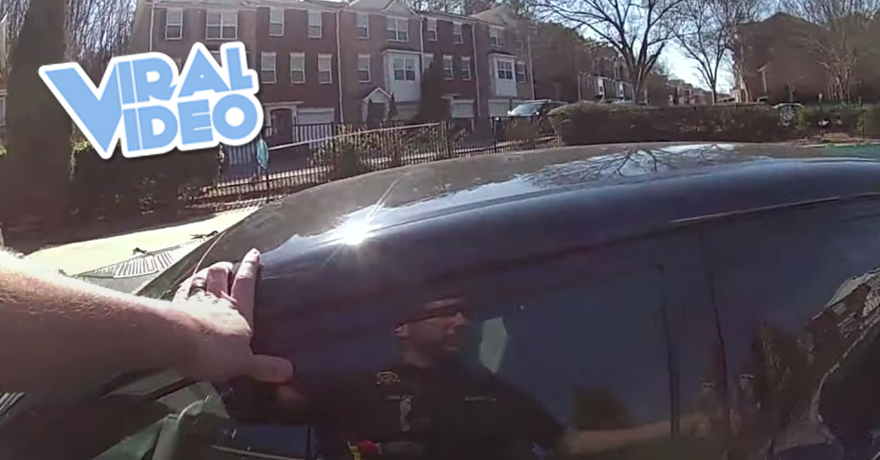 Viral Video: Officers Save Driver From Car in Pool