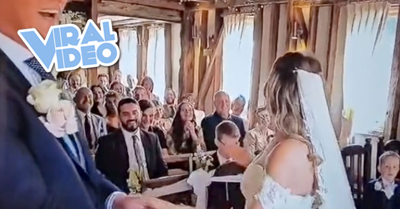 Viral Video: Watch This Groom Hilariously Mess Up His Wedding Vows 8